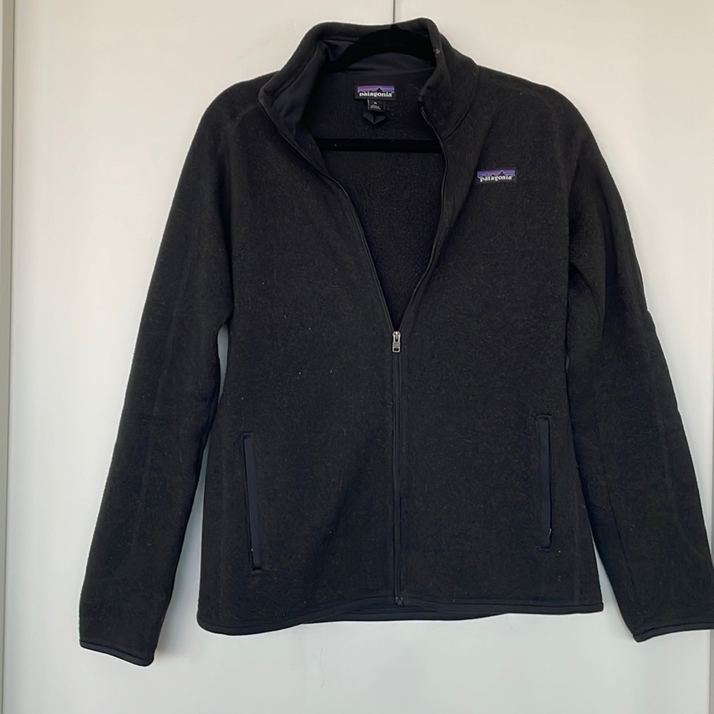 PATAGONIA BETTER SWEATER BLACK FULL ZIP
